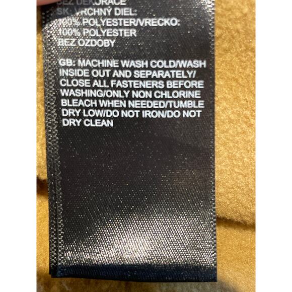 The North Face Fleece Jacket Mens Medium BN/Blk Full Zip Hood Pockets Utility - Picture 7 of 7